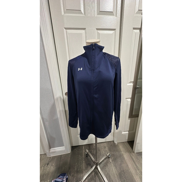 Under Armour Tops - Under Armour Women's Command Full Zip Jacket-navy/white-s